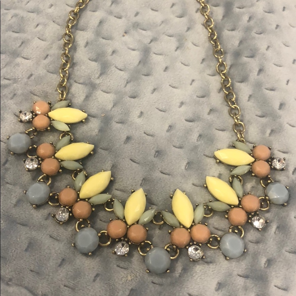 Kyky&Zo Color Saturated Acrylic &Crystal Necklace